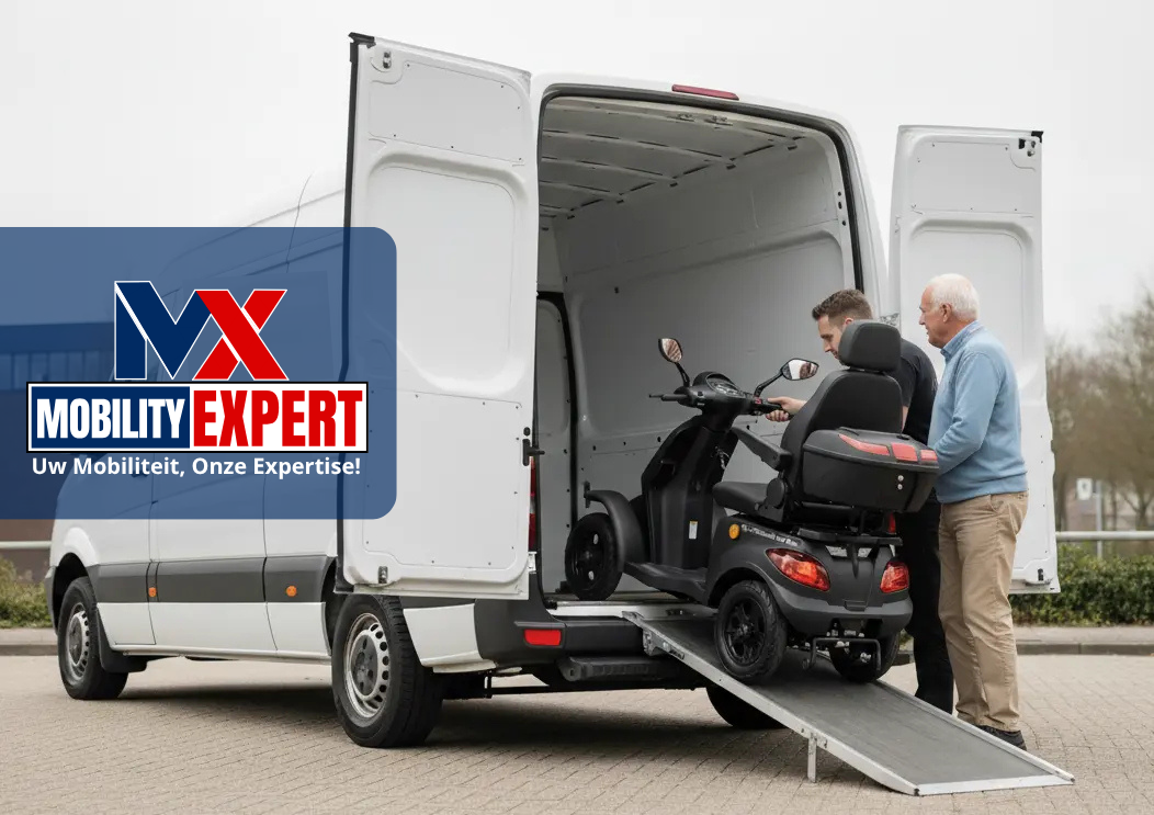 Scootmobiel gratis proefrit, levering en service aan huis door Mobility-Expert