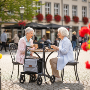Alternative view of Rollz Flow - Lichtgewicht Aluminium Rollator met Zitje