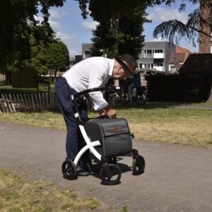 Rollz Flex - Lichtgewicht Rollator met Grote Boodschappentas - Afbeelding 5