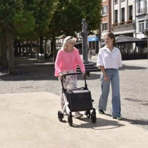 Rollz Flex - Lichtgewicht Rollator met Grote Boodschappentas - Afbeelding 7