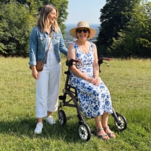 Uplivin Trive 1 Step Rollator — 1-second dubbelvouwend - Afbeelding 8