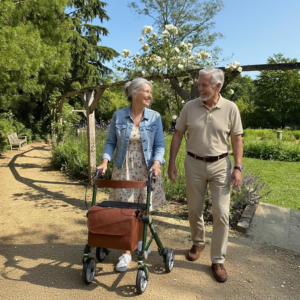 Uplivin Trive 1 Step Rollator — 1-second dubbelvouwend - Afbeelding 9