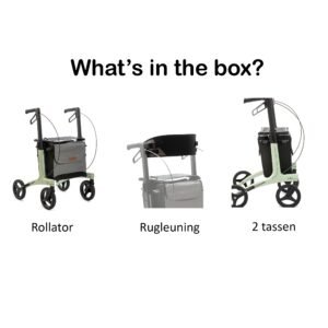 Rollz Air - Carbon Rollator Ultralicht 4,7 kg - Afbeelding 11