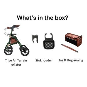 Uplivin Trive All Terrain Rollator - Afbeelding 13